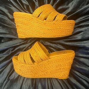 Lucky Brand Wedge Heel Sandals | Size 5 | Only Worn Once | Look Brand New